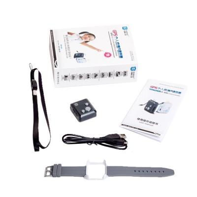 China GPS/gsm sim card tracker for elderly with microphone and sos button for help Reachfar V16 for sale