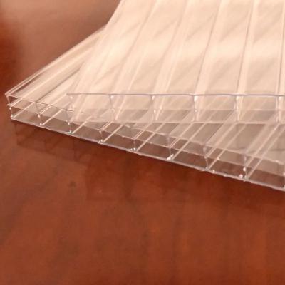 China 6mm 8mm PC Hollow Sheet Multi Polycarbonate Multiwall for sale