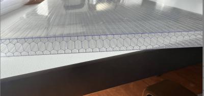 China Los paneles polivinílicos blancos translúcidos del panal del toldo de la hoja del policarbonato en venta