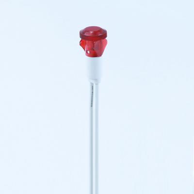 China Red Color A-24 LED Diode 24VDC Pilot Light Indicator 0.3W Power for sale