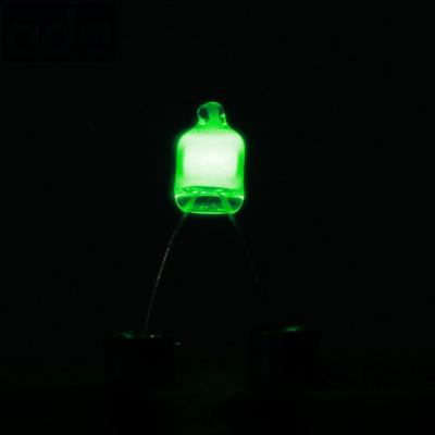 China Professional Green Indicator Lamp 2.2mA 40mA Neon Bulb Lamp for sale