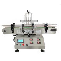 Quality Automatic 3000BPH 4 Heads Filling Bottle Liquid Filling and Capping Labeling for sale