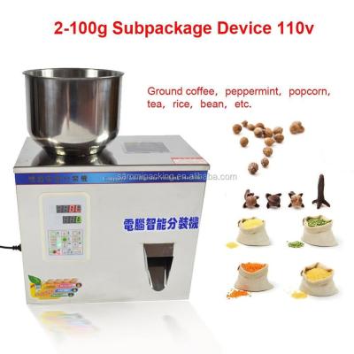 China Semi Automatic Tea Weighing Machine , Coffee Bean Powder Filling Machine for sale