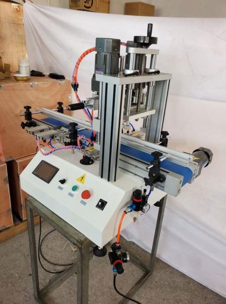 Quality Pneumatic Tabletop Automatic Bottle Capping Machine For Plastic Bottle Jar for sale
