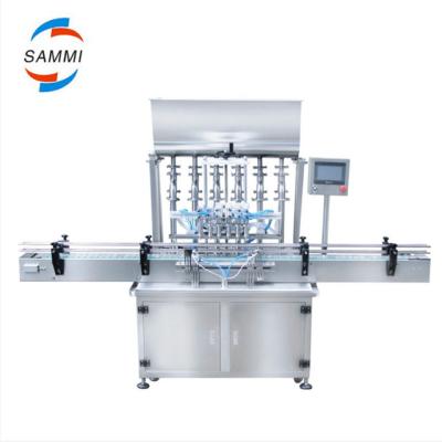 China 6 nozzles automatic filling machine/ 6 head linear automatic cream filler for sale