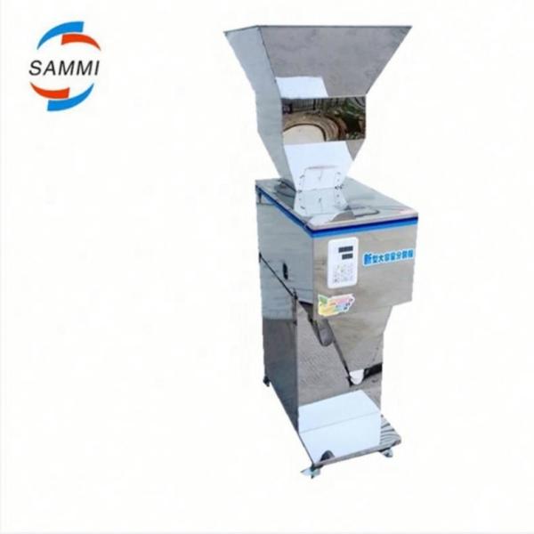 Quality Vibration Tea Weighing Machine , Semi Automatic Weigh Filler For Coffee Bean Tea for sale