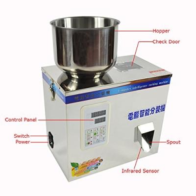 China Semi Automatic Tea Weighing Machine For Powder Seeds Grain Filling for sale