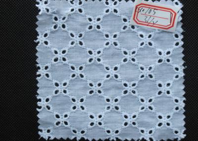 China Lady Garment 100% Cotton Eyelet Lace Trim Eco Friendly OEM / ODM CY-CX0105 for sale