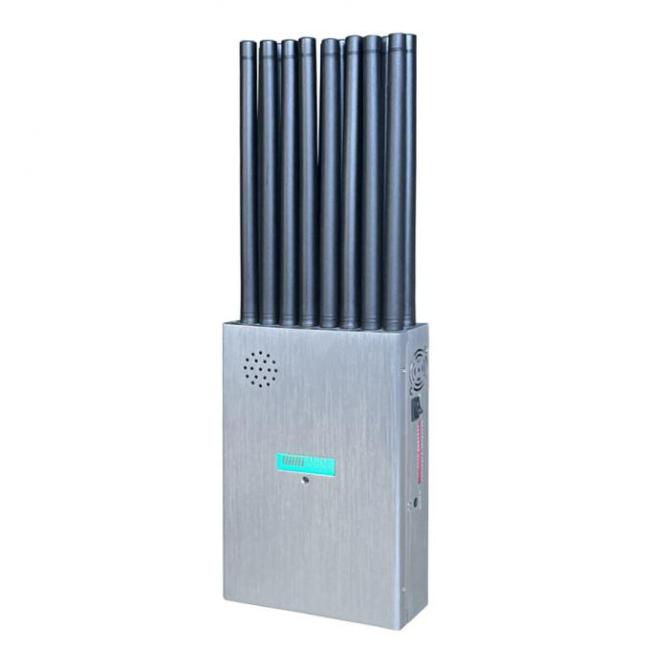 16 Antennans Portable Signal Jammer Blocking 2G, 3G, 4G, 5G Mobile Phone Signals , And GPSL1, GPSL2-L5, 2.4GWIFI, 5.2GWIFI, 5.8GWIFI, Lojack Signals 1