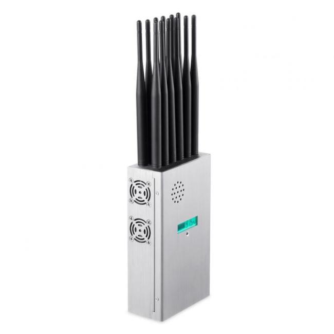 12 Antennas Full Bands Multifunctional Mobile Phone Signal Jammer Blocking All 2G.3G.4G.5G Cellphone Signals and GPSL1 WIFI Lojack Signals 1