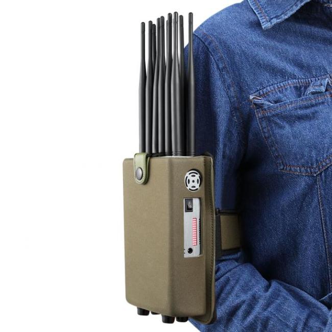 12 Antennas Full Bands Multifunctional Mobile Phone Signal Jammer Blocking All 2G.3G.4G.5G Cellphone Signals and GPSL1 WIFI Lojack Signals 3
