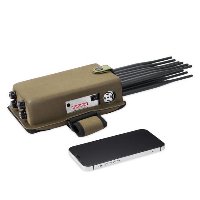 12 Antennas Full Bands Multifunctional Mobile Phone Signal Jammer Blocking All 2G.3G.4G.5G Cellphone Signals and GPSL1 WIFI Lojack Signals 4