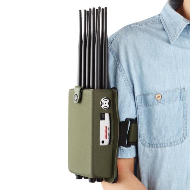 10 Antennas Full Bands Multifunctional Cell Phone Signal Jammer Blocking 2G.3G.4G.5G.WIFI.GPSL1 Signals 3