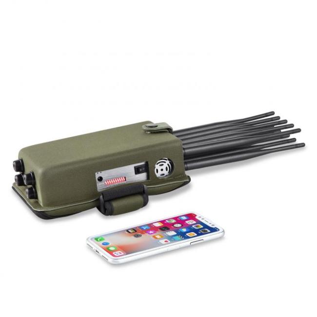 10 Antennas Full Bands Multifunctional Cell Phone Signal Jammer Blocking 2G.3G.4G.5G.WIFI.GPSL1 Signals 4