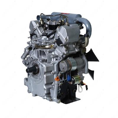 China Water Cooled Diesel Engine Low Noise 2V80 17.6HP 13.0kW V Twin 4 Stroke for sale