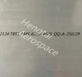 China Aerospace Industrial Aluminium Sheet 2124 Aluminum Plate 25HB-45HB Hardness for sale