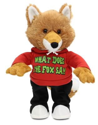China 12 inch Music Plush Toys / Talking and walking Fox Plush Toy What Does The Fox Say for sale