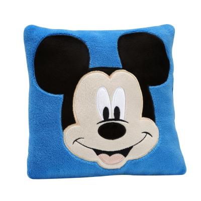 China Blue / Pink Disney Mickey Mouse Plush Pillow Minnie Mouse Cushion for sale