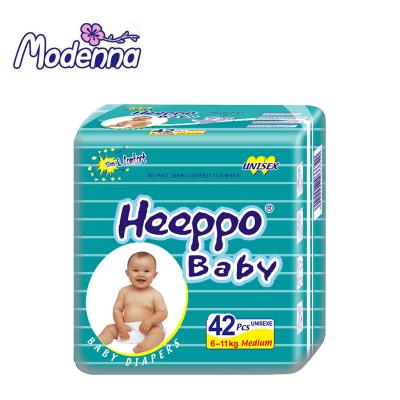 China OEM Disposable Baby Nappy High Absorbency Soft Baby Diaper Customized for sale
