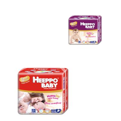 China High Absorbency Newborn Baby Diapers A Grade Magic Tape Diaper Disposable for sale