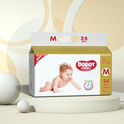 China Heeppo Manufacture Wholesale Newborn White Cotton Biodegradable Soft Grade A Cloth Like FilmBaby Disposable Diaper for sale