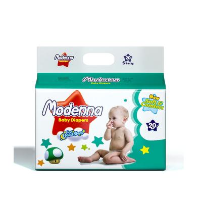 China Ultra Thin Cotton Disposable Baby Nappy Diapers Ultra Absorbent Leak Guard for sale