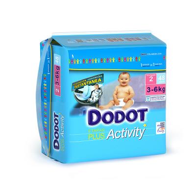 China DODOT Newborn Breathable Disposable Diapers Soft 100% Cotton Baby Diapers for sale
