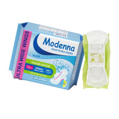 中国 Feminine Hygiene Products Women Organic Cotton Menstrual Pads Sleeping Sanitary Napkin Towel 販売のため
