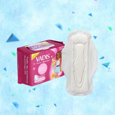 China Waterproof printed menstrual super absorbent airlaid sap paper sanitary pads for women for sale