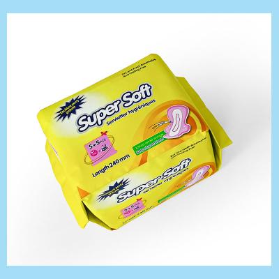 China OEM Customized Womens Menstrual Period Panties Super Absorption Disposable White Cotton Menstrual Sanitary Napkins à venda