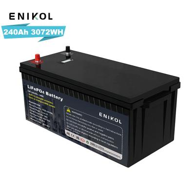 Chine 12V RV LiFePo4 batterie 100ah 240ah énergie solaire voiture électrique batterie au lithium à vendre