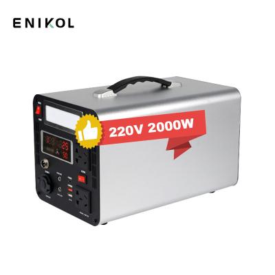 China Solar Energy Storage Portable Power Station 1500W 2000W For Outdoor Camping for sale