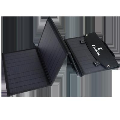 China 40W 80W Panel solar plegable portátil para el exterior Cargador de batería de placa solar en venta