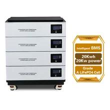 China Can Parallel 48v 100ah Stackable Battery 51.2v LiFePo4 Battery 200ah 300ah 400ah à venda