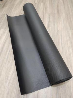 China Embossed Pattern SPC Flooring Underlay Foam 10 Times Black PE for sale