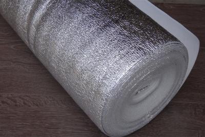 China 2mm Thickness Basic White Foam Underlay Water Isolation Silver Foil Underlay for sale