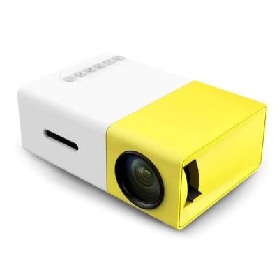 China Los proyectores portátiles de YG300 Mini Pocket 4k LED amarillean para Home Theater en venta