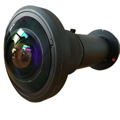 China Dome Sphere Fisheye Panasonic Projector Lens 180 Degree Wide Angle for sale
