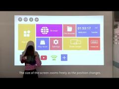 인터랙티브 포터블 4K LED DLP 3D 스마트 미니 안드로이드