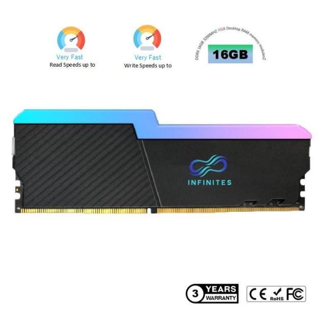Memoria DDR4 RAM 8GB 4GB 16GB 32GB 2666MHz 3200MHz Desktop PC4-25600 1.2V 288 Pins DIMM for Desktop PC Memory