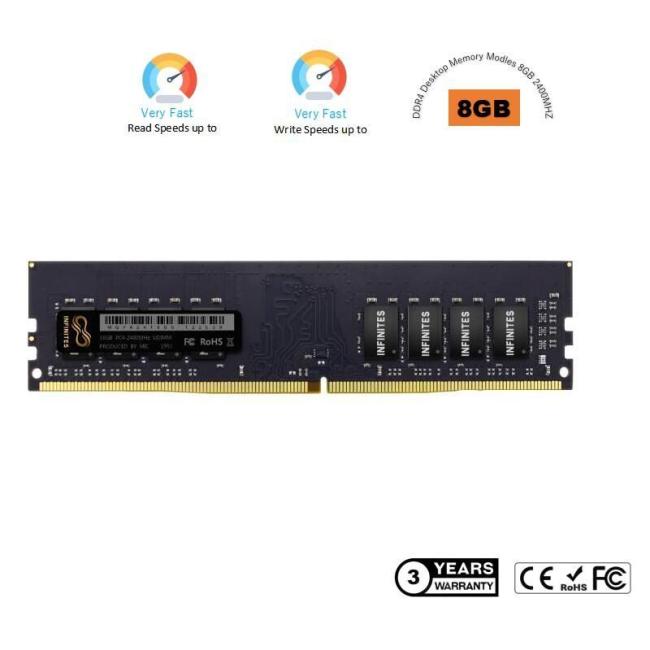 Memoria DDR4 RAM 8GB 4GB 16GB 32GB 2666MHz 3200MHz Desktop PC4-25600 1.2V 288 Pins DIMM for Desktop PC Memory