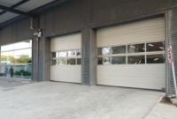 Quality Insulated Sectional Doors（Double row of transparent windows） for sale