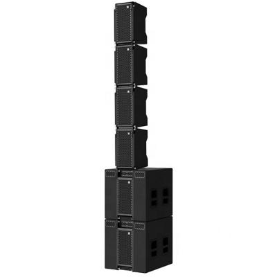 China Coaxial Active Line Array Dual 8 Inch 380W Church Line Array Speakers for sale