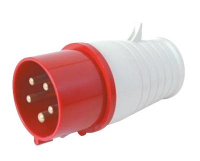 China 220V 5 Pin Industrial Plug Waterproof IP44 IEC60309 Industrial Socket Plug for sale