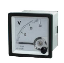 China SD-48 DC 150V Analog Panel Meter Voltmeter Class 2.5 Accuracy for sale