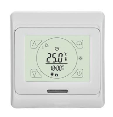 China Weekly Circulation Digital Programming Thermostat with LCD Touch Screen for sale