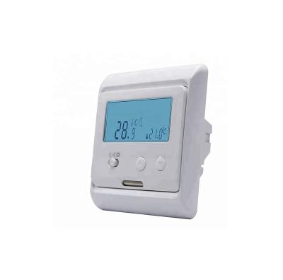 China Smart Digital Heated Floor Thermostat NTC Sensor 220V - 240V With LCD Screen for sale