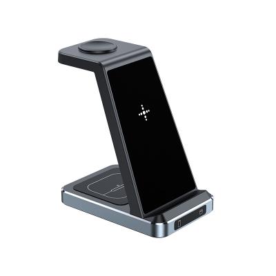 China X2 3 In 1 Type C Wireless Charging Phone Holder Dual Coil Official Samsung Fast Charger for sale