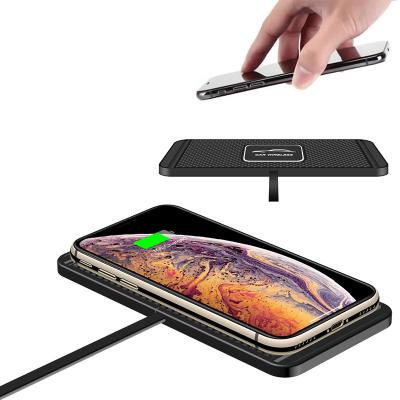 China Micro USB Cable Included Fast Charge Wireless Charging Pad With 12V 2.5A Input for sale