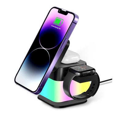 China Wireless Charging Night Light For Smart Watch Earphone Cellphone - X549 Magnetic Charger for sale
